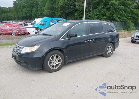 2011 Honda Odyssey Ex-L from USA, damaged, VIN 5FNRL5H69BB063154